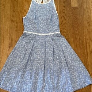 Lilly Pulitzer Blue Halter A-Line Dress
